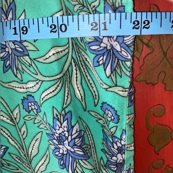 Floral Green and Purple Dress - Picture 4 of 8